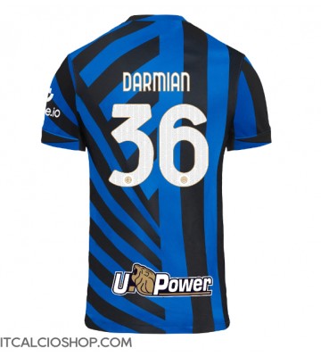 Inter Milan Matteo Darmian #36 Prima Maglia 2024-25 Manica Corta